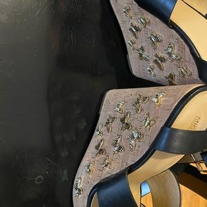 Beautiful michael kors butterfly wedges. Worn once and never even outside.